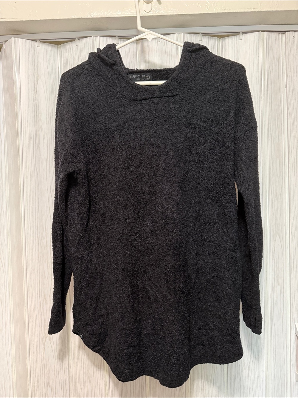 Barefoot Dreams Cozy Chic Hooded Women's Sweater size Small Tunic EUC